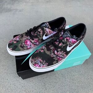 Nike SB Zoom  Size 10 Stefan Janoski PR Men Floral Camo Skate Shoes